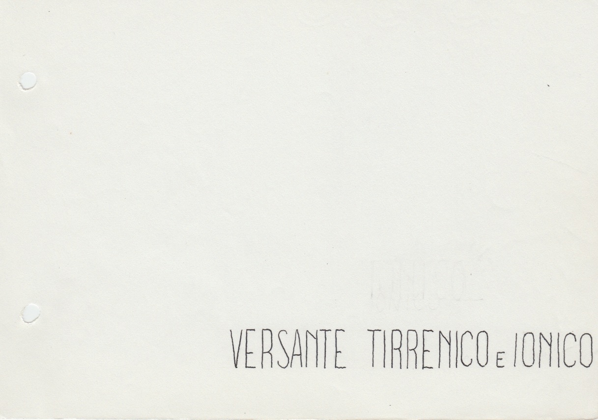 002 Versante tirrenico e ionico